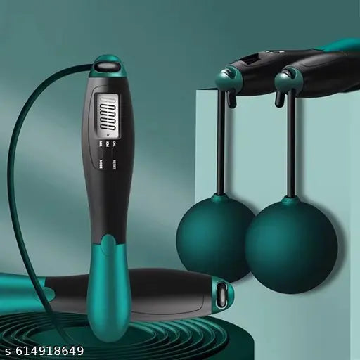 Smart Cordless Digital Jump Rope with Calorie Counter for Indoor & Outdoor Fitness